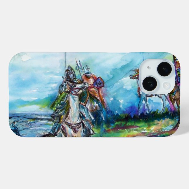 RIDERS IN THE STORM Medieval Knights Horseback Case-Mate iPhone Case (Back (Horizontal))