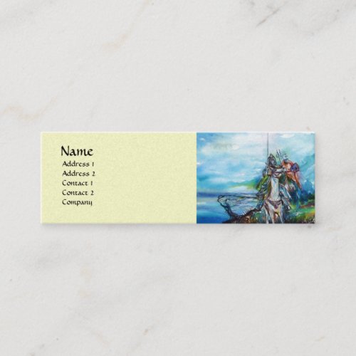 RIDERS IN THE STORM pearl paper Mini Business Card