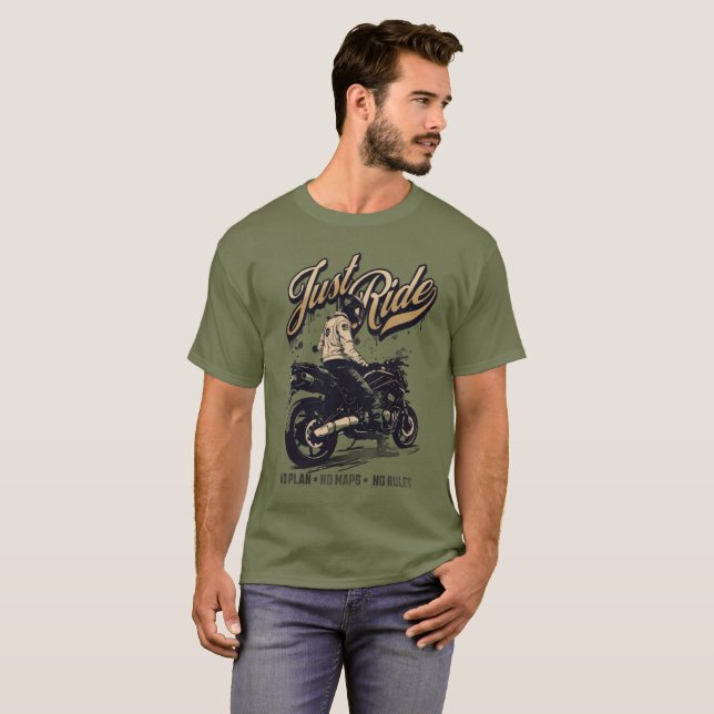 riders mens t-shirts moto biker lifestyle (Front Full)
