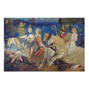 Riders of the Sidhe, c. 1911 by John Duncan Faux Canvas Print