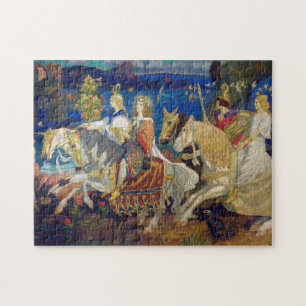 Riders of the Sidhe, c. 1911 by John Duncan Jigsaw Puzzle