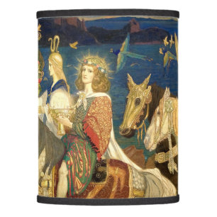 Riders of the Sidhe Celtic Revival Art by Duncan Lamp Shade