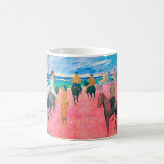 Riders on the Beach, Gauguin Coffee Mug (Center)
