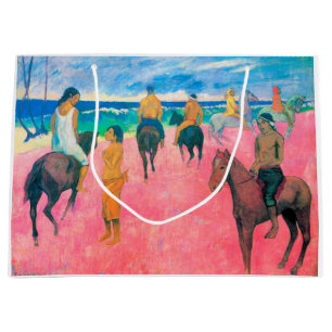 Riders on the Beach, Gauguin Large Gift Bag
