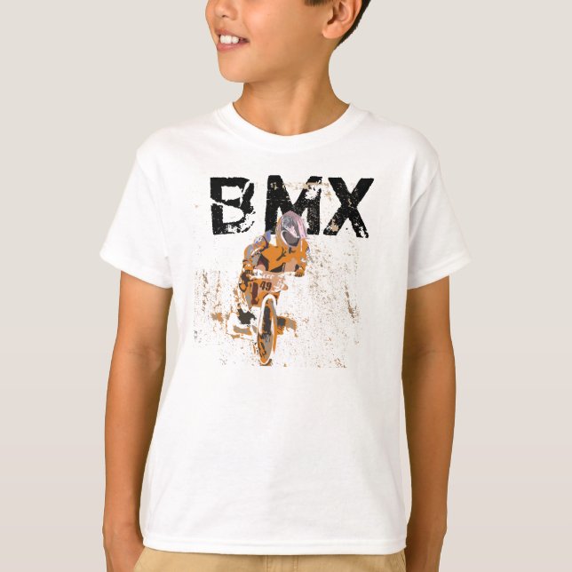 Riders ready, watch the gate...BMX T-Shirt (Front)
