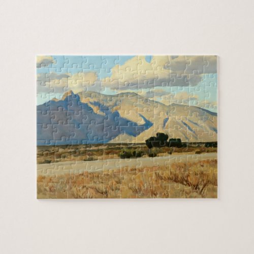 Ridge and Rillito Arizona by Maynard Dixon Jigsaw Puzzle