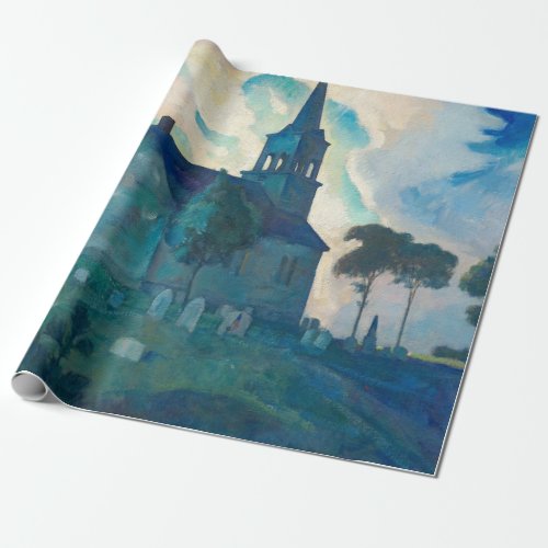 Ridge Church 1936 by Newell Convers Wyeth Wrapping Paper