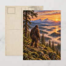 Ridge Overlook Bigfoot Postcard