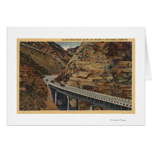 Ridge Route Cut-off, Going to Bakersfield Cards (Front Horizontal)
