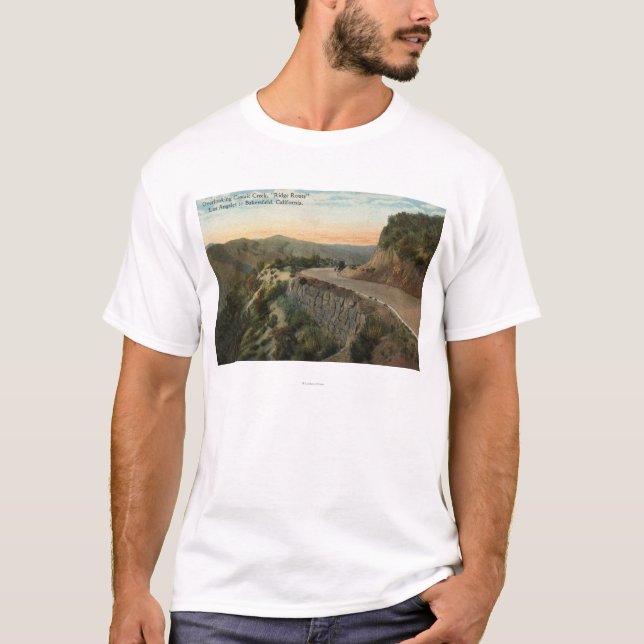 Ridge Route, Overlooking Castaic Creek T-Shirt (Front)