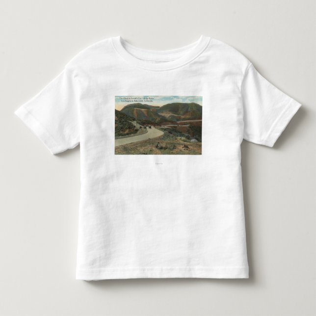 Ridge Route to Swede's Cut & Bakersfield Toddler T-shirt (Front)