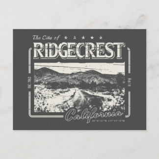 RIDGECREST KERN CALIFORNIA VINTAGE POSTCARD