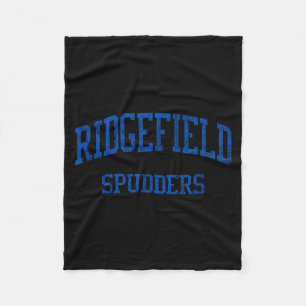 Ridgefield High School Hs Ridgefield Wa Vintage Sr Fleece Blanket