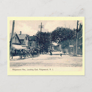 Ridgewood Ave., Ridgewood, New Jersey Vintage Postcard