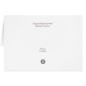 Ridgewood Manor State Park Cards (Back Horizontal)
