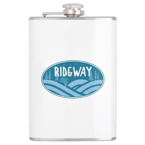 Ridgway Colorado Outdoors Flask
