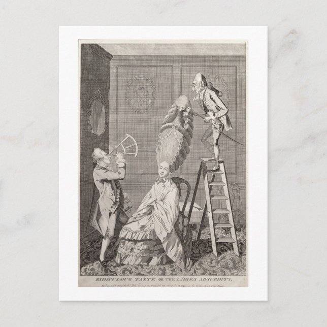 Ridiculous Taste or the Ladies Absurdity, pub. by Postcard (Front)