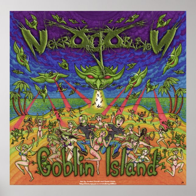 Ridiculously big "Goblin Island" Poster (Front)