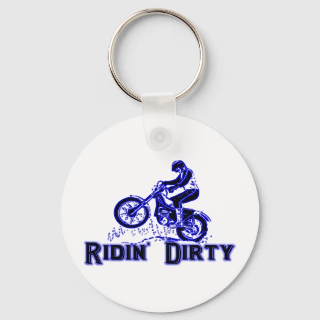 Ridin Dirty Keychain (Front)