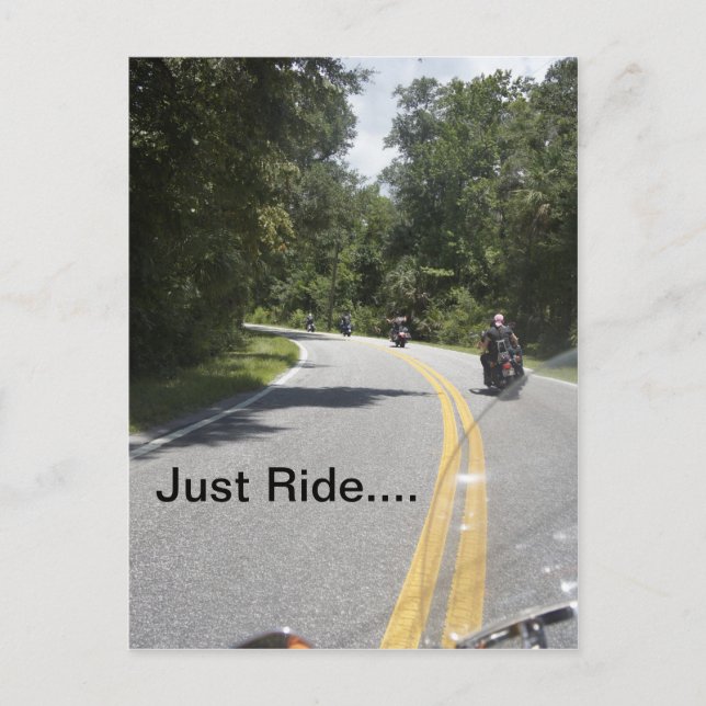 Ridin' Postcard (Front)