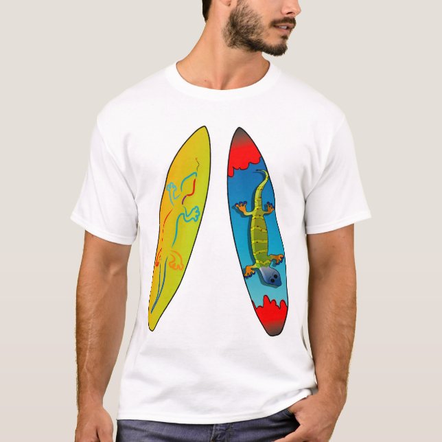 Ridin' the Gecko T-Shirt (Front)