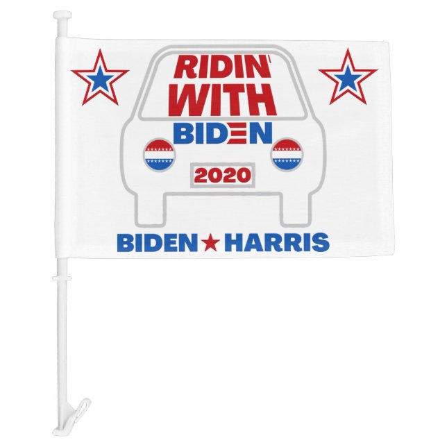 Ridin' With Biden 2020 Car Flag (Front)