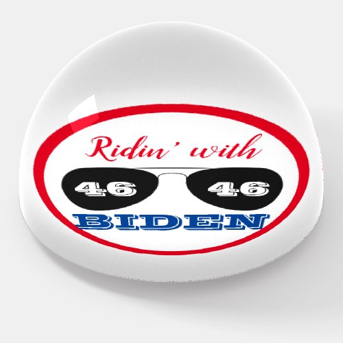 Ridin with Biden 46 Aviator Sunglasses Paperweight