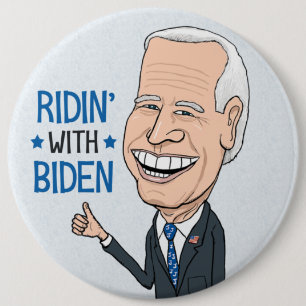 Ridin’ With Biden Joe Biden Supporter Button