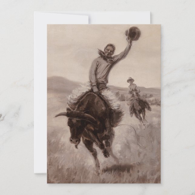 Riding a Bull | Elling William Gollings (Front)