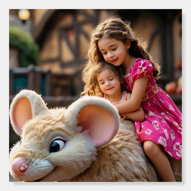  Riding a Giant Furry Friend Foam Board (Front)