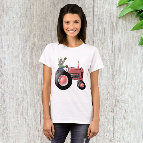 Riding A Tractor T_Shirt