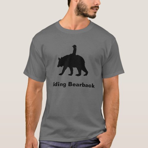 Riding Bareback Mens T_shirt