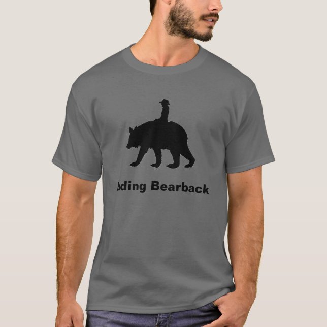 Riding Bareback Mens T-shirt (Front)