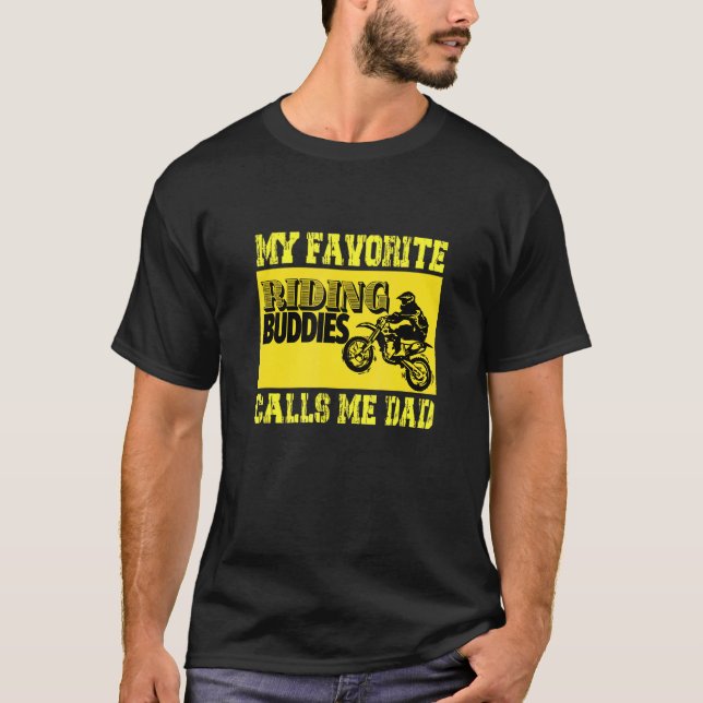 RIDING BUDDIES Motocross BMX Supermoto Supercross  T-Shirt (Front)