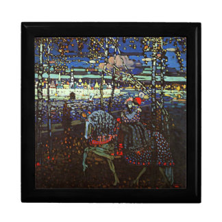 Riding Couple by Wassily Kandinsky Keepsake Box