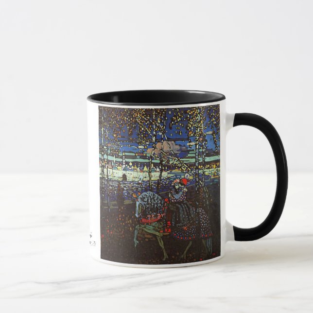 Riding Couple, Wassily Kandinsky 1907 Mug (Right)