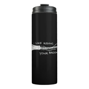 Riding Dirty This Halloween Witch Witches Broom Thermal Tumbler