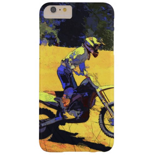 Riding Hard _ Motocross Racer Barely There iPhone 6 Plus Case