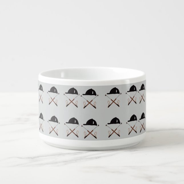 Riding helmet and crops clock bowl (Center)