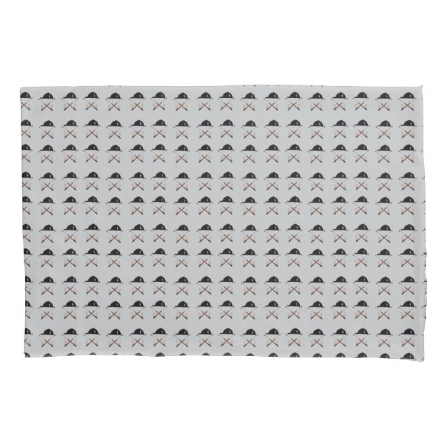 Riding helmet and crops clock pillow case (Front)
