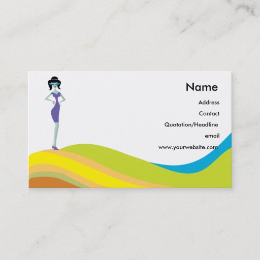 Customizable Riding High Business Card