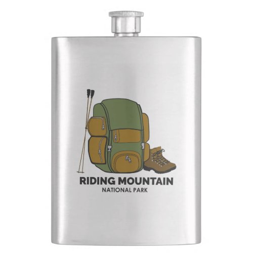 Riding Mountain National Park Backpack Flask