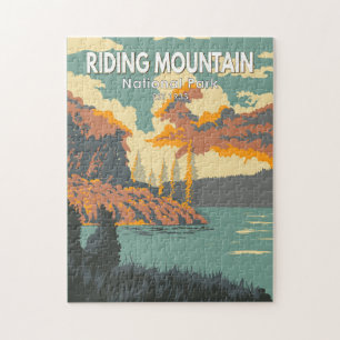 Riding Mountain National Park Canada Vintage Jigsaw Puzzle