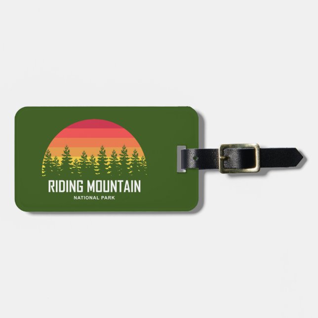 Riding Mountain National Park Luggage Tag (Front Horizontal)