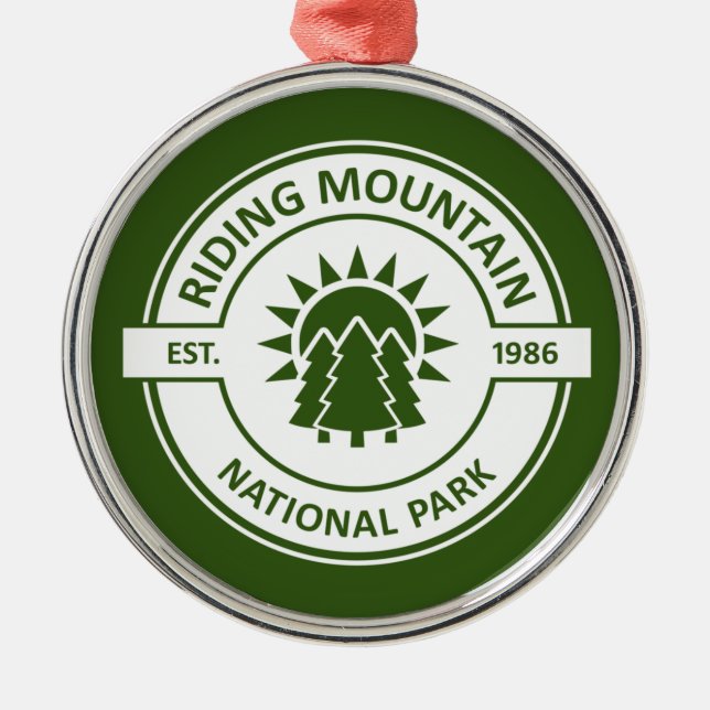 Riding Mountain National Park Metal Ornament (Front)