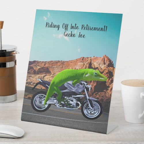 Riding Off Into Retirement Custom Gecko Motorcycle