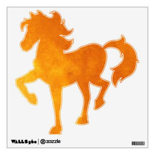 Riding off into the sunset horse wall decal