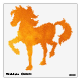 Riding off into the sunset horse wall decal