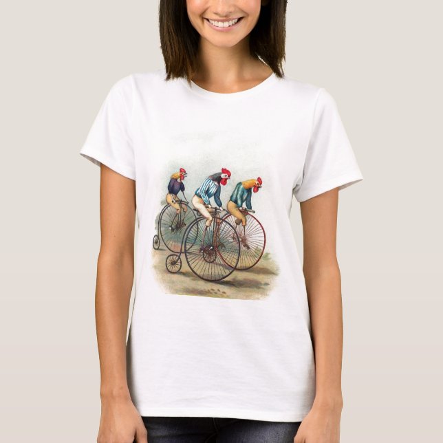 Riding Roosters T-Shirt (Front)