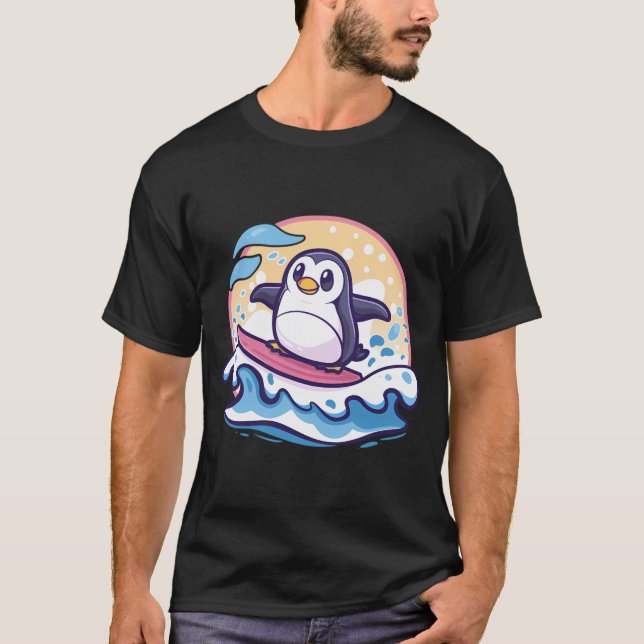 Riding the Icy Tides  T-Shirt (Front)